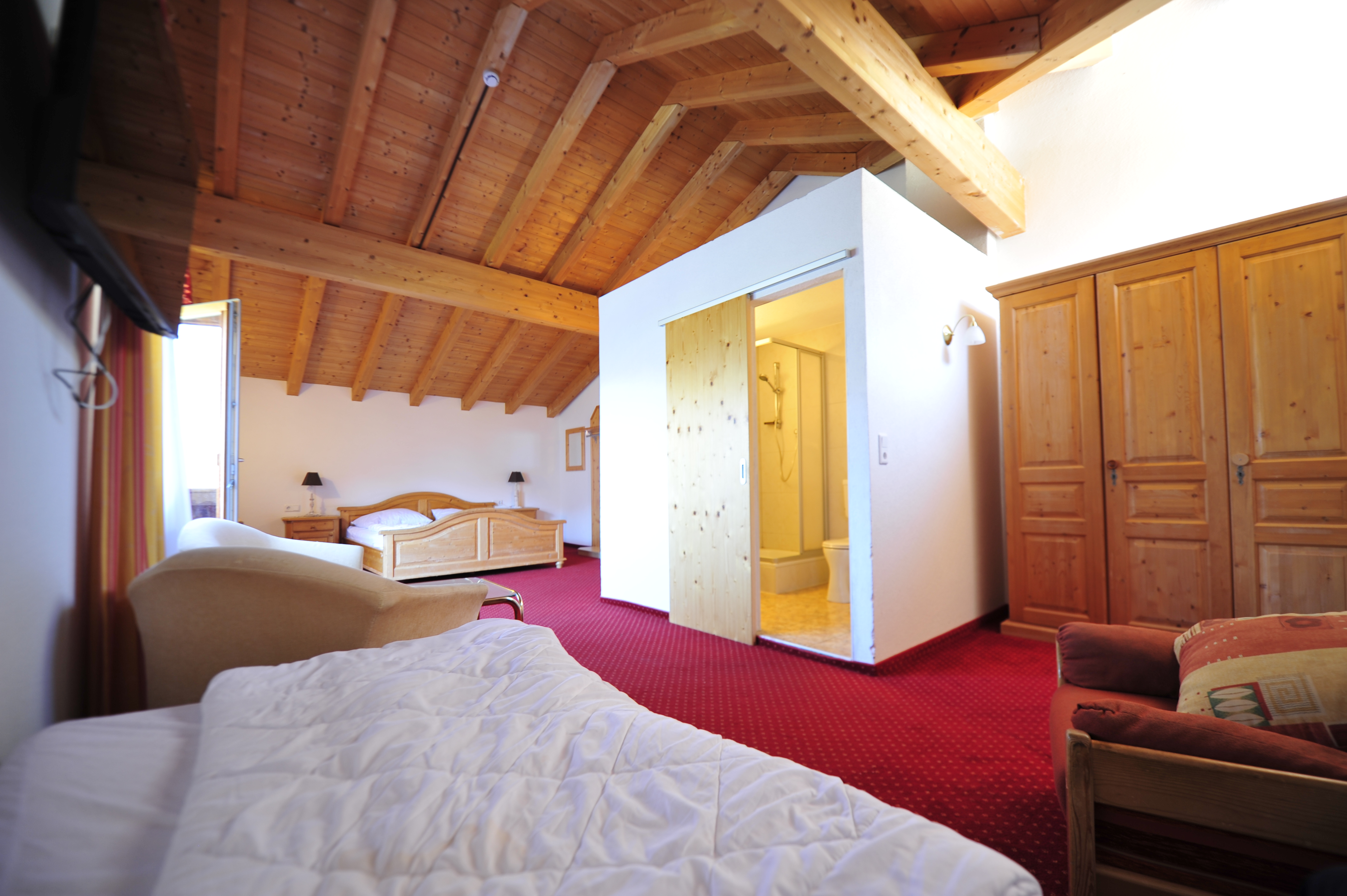 Aufenthaltsbereich im Ferienhaus Haus Sonneck für Pitztal Urlaub