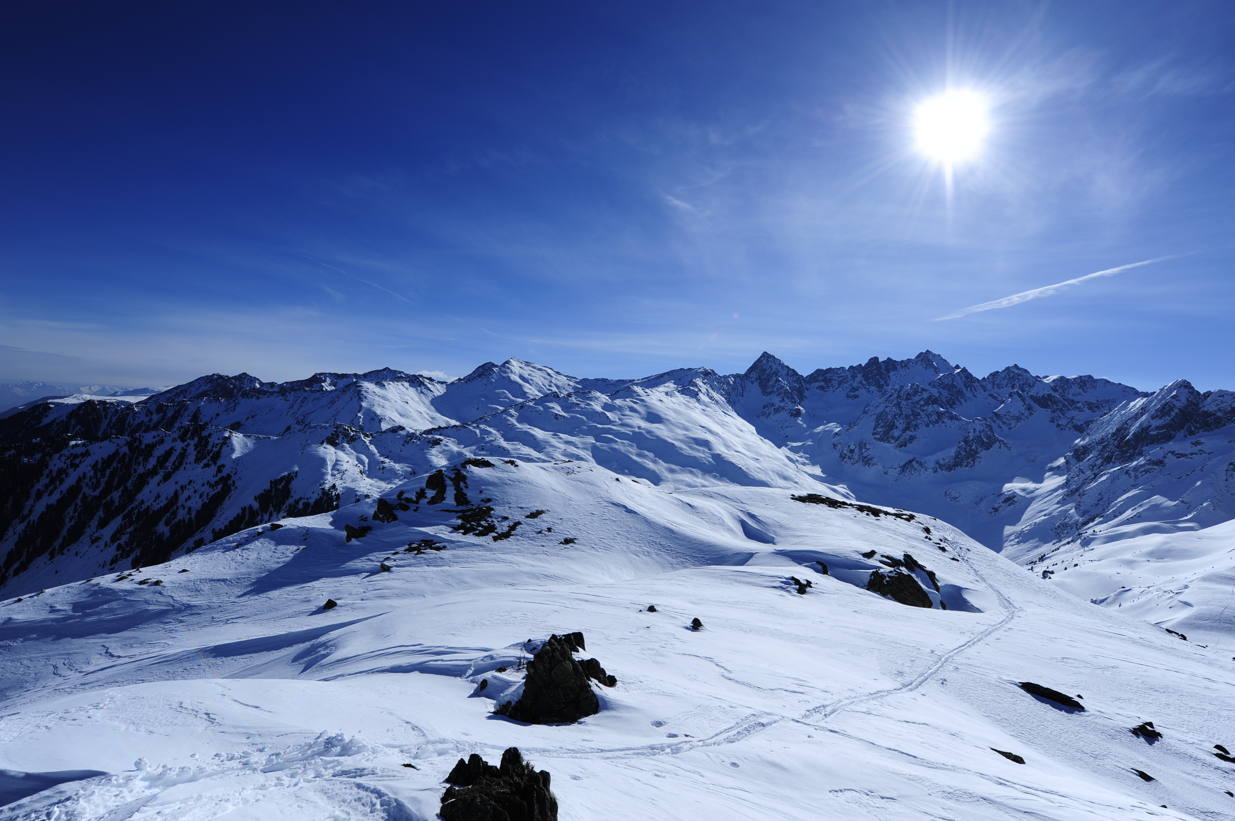 Winterwandern am Hochzeiger im Pitztal
